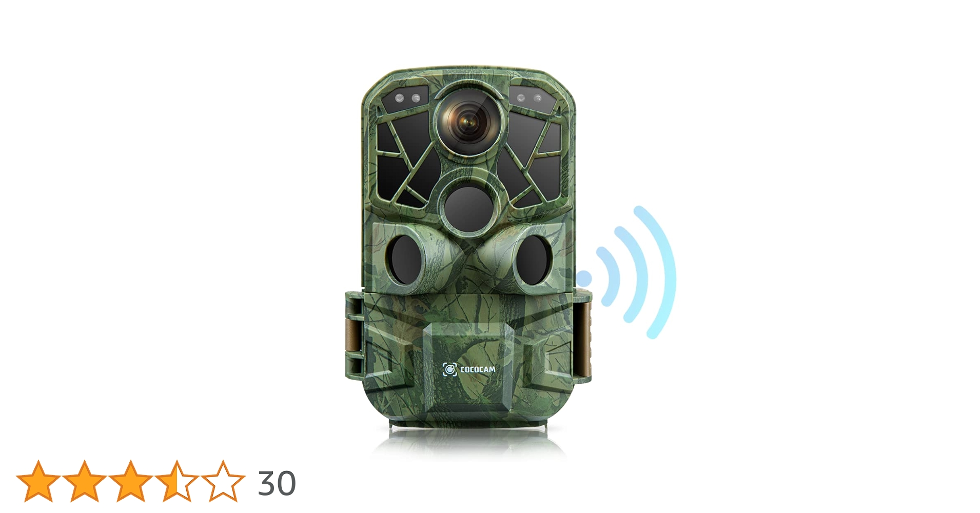 Amazon.co.jp: COCOCAM トレイルカメラ 4K WiFi 2400万画素 電源